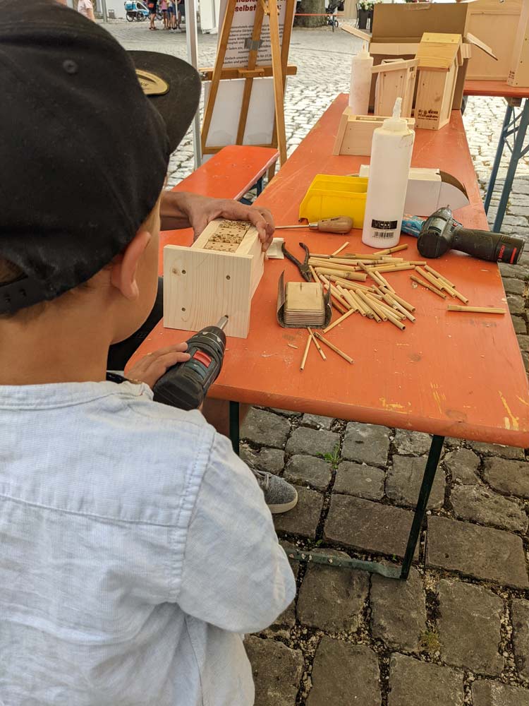 Wildbienenhaus selber bauen